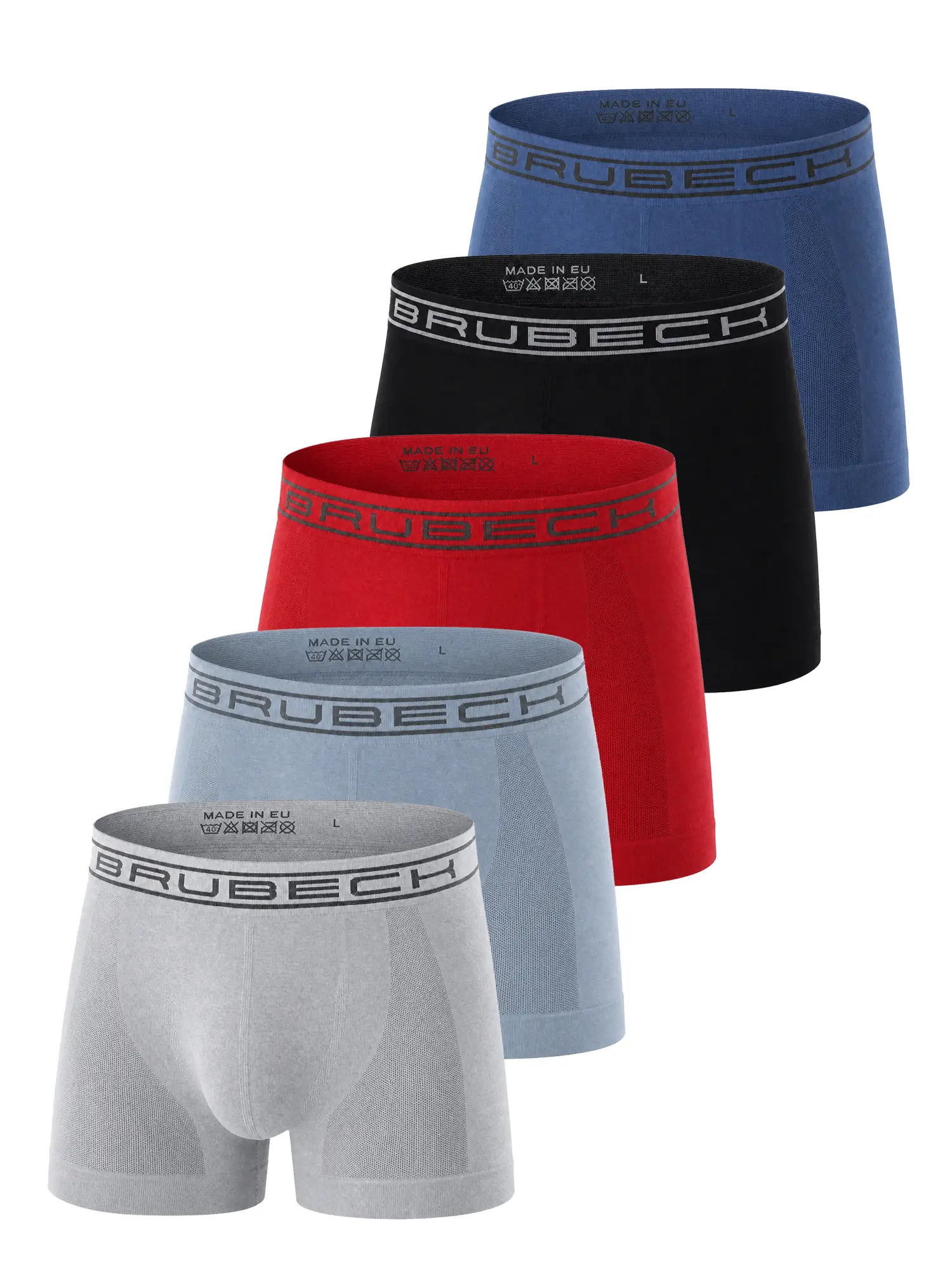 BRUBECK Comfort Cotton férfi pamut boxer 5-ös csomag kényelmes illeszkedéssel és klasszikus szabással