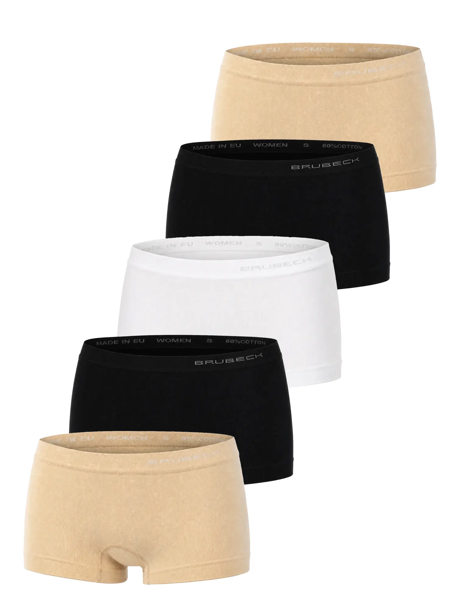 COMFORT COTTON női pamut boxer 5 db-os csomag, hosszabb szárral, teljes takarással és kényelmes illeszkedéssel