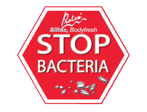 Prolen Siltex antibakteriális és ezüstionos polipropilén mikroszál hosszan tartó frissességgel és gyors nedvesség-elvezetéssel.