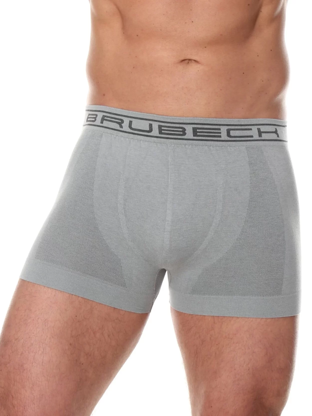 BRUBECK COMFORT COTTON Férfi boxer – Szürke 16