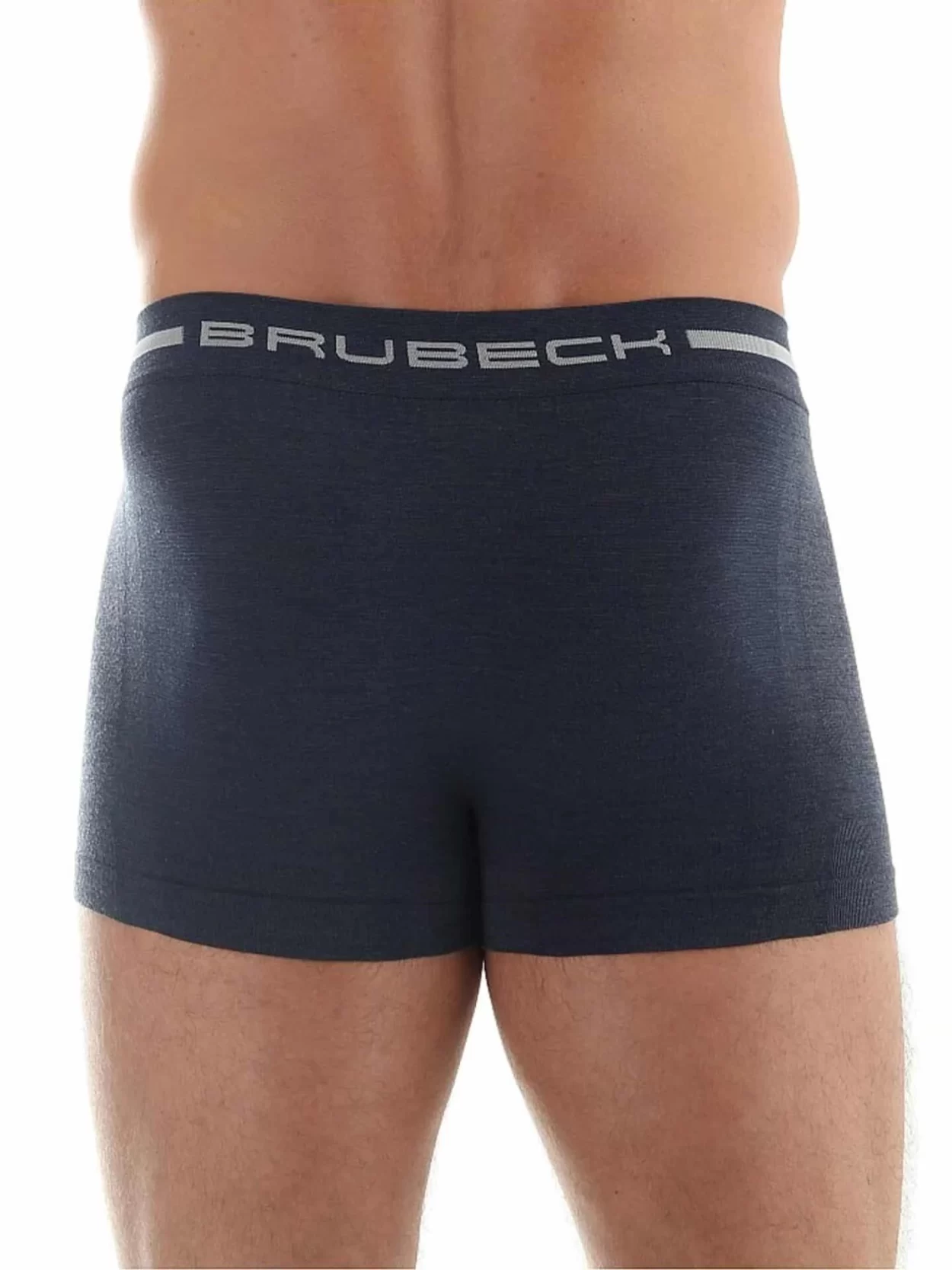 BRUBECK COMFORT WOOL Férfi merinó gyapjú boxer – Sötétkék 17