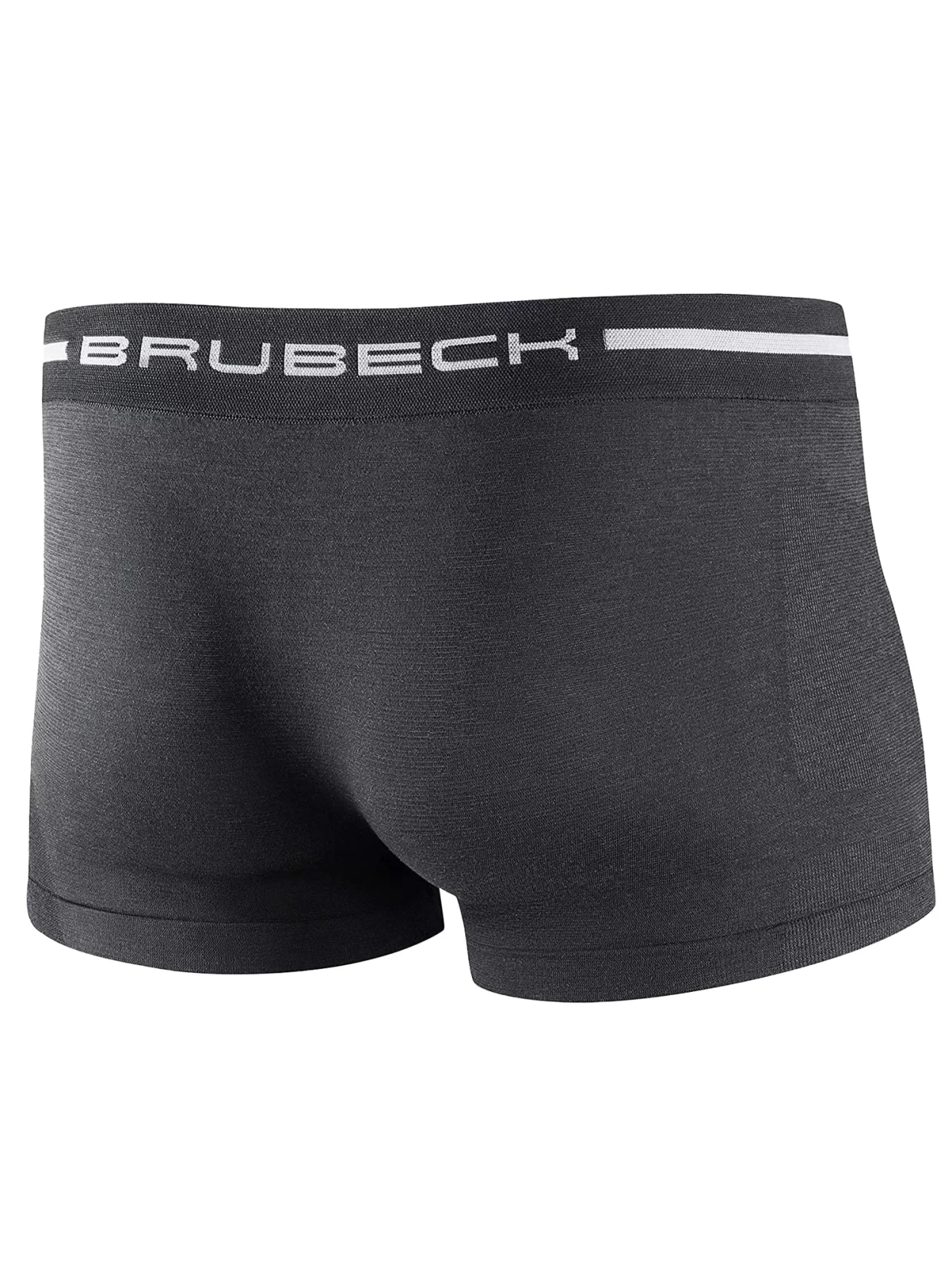 BRUBECK COMFORT WOOL Férfi merinó gyapjú boxer – Grafit 18