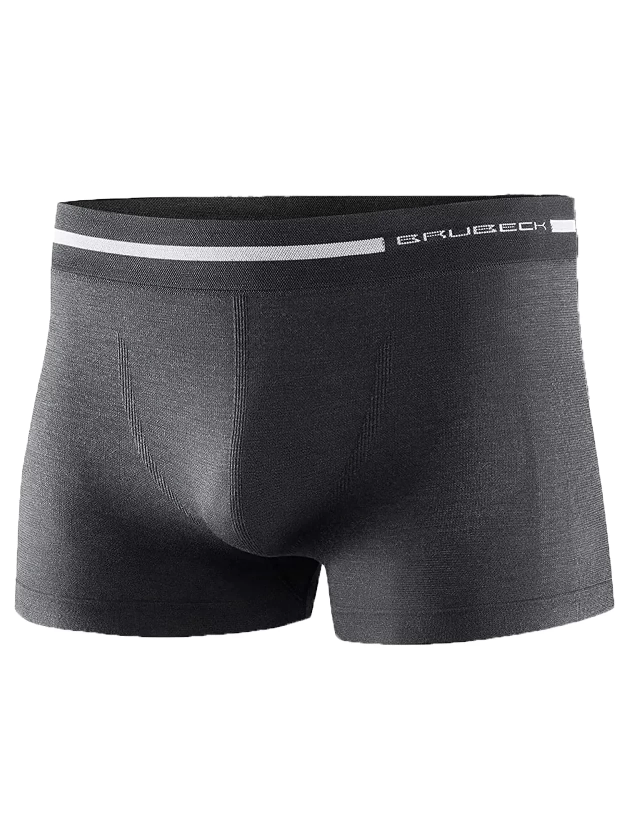 BRUBECK COMFORT WOOL Férfi merinó gyapjú boxer – Grafit 17