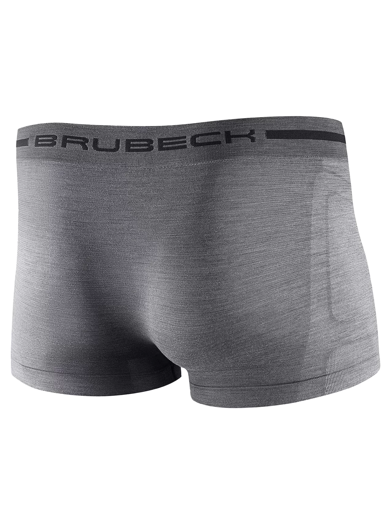 BRUBECK COMFORT WOOL Férfi merinó gyapjú boxer – Szürke 19