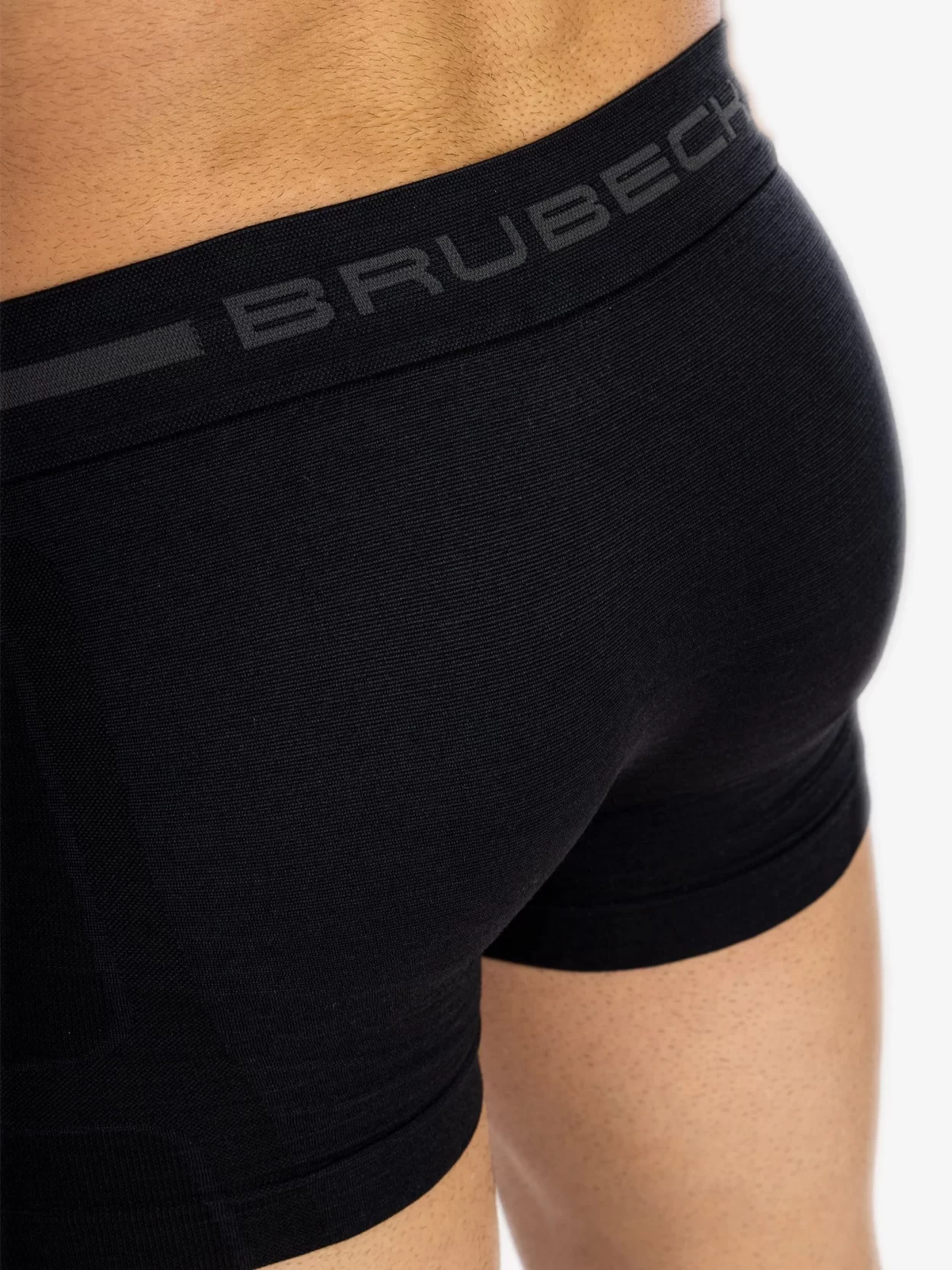 BRUBECK COMFORT WOOL Férfi merinó gyapjú boxer – Fekete 22