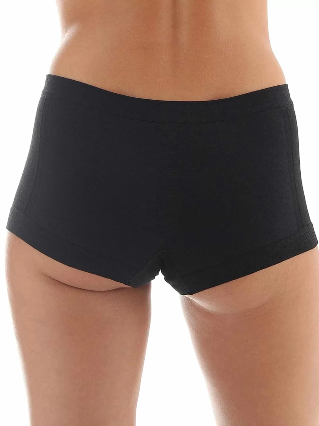 BRUBECK COMFORT WOOL Női merinó gyapjú boxer – Fekete 17