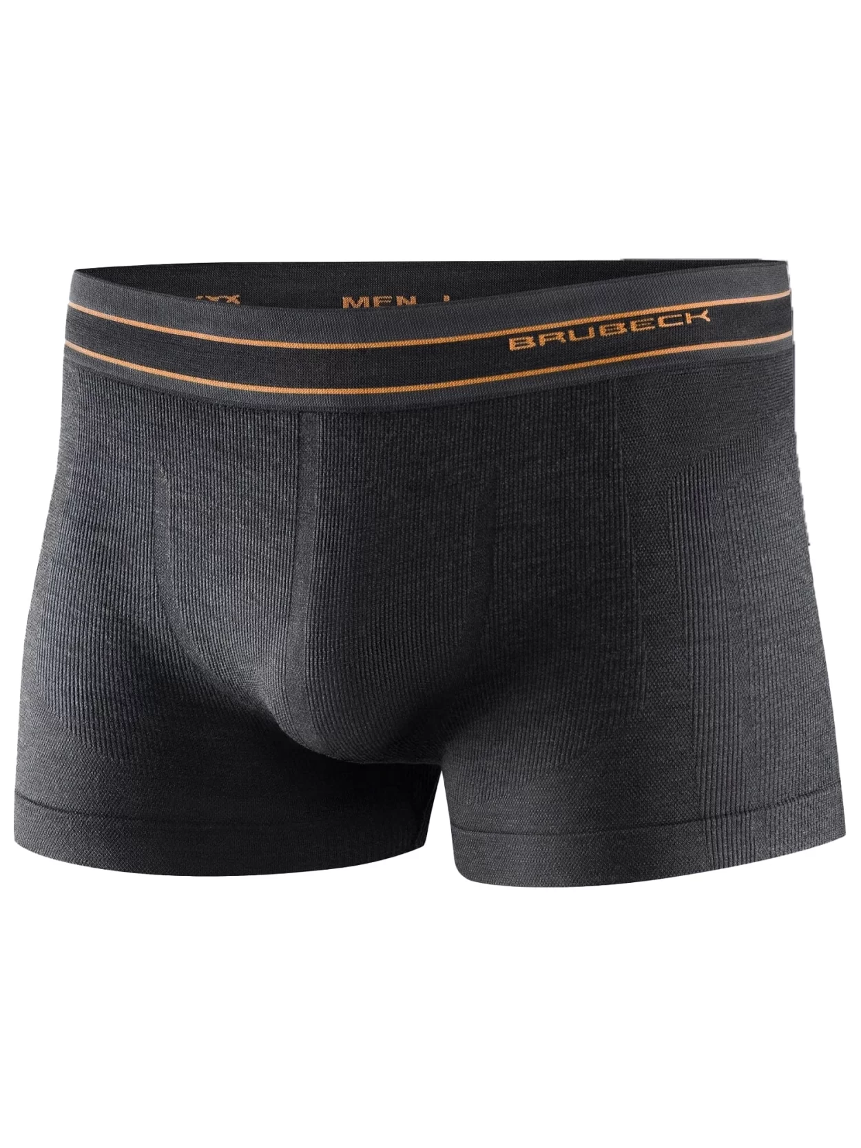 BRUBECK ACTIVE WOOL Férfi merinó gyapjú boxer – Grafit 18