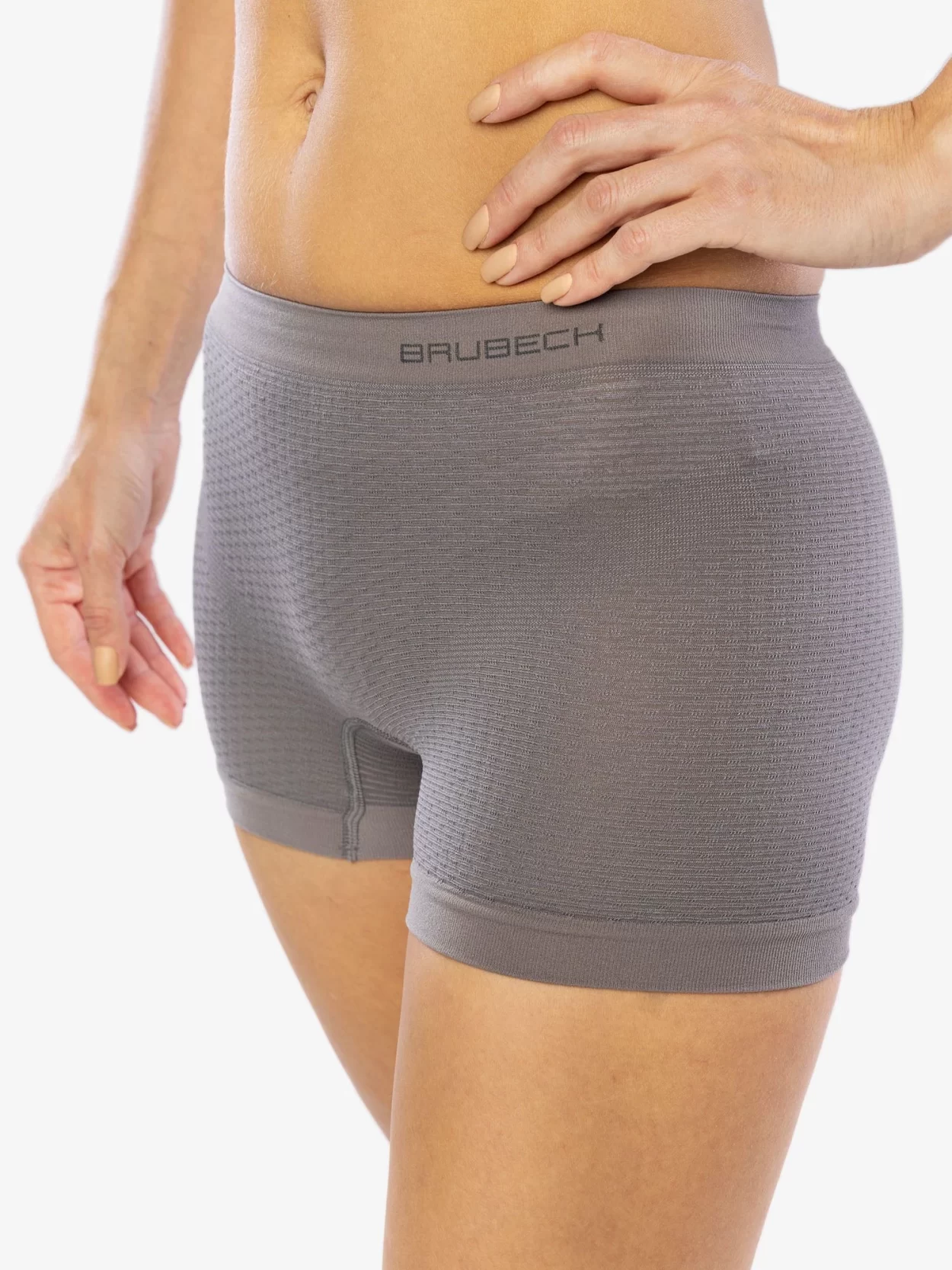 BRUBECK 3D TECH Base Layer Női sportboxer – Szürke 20