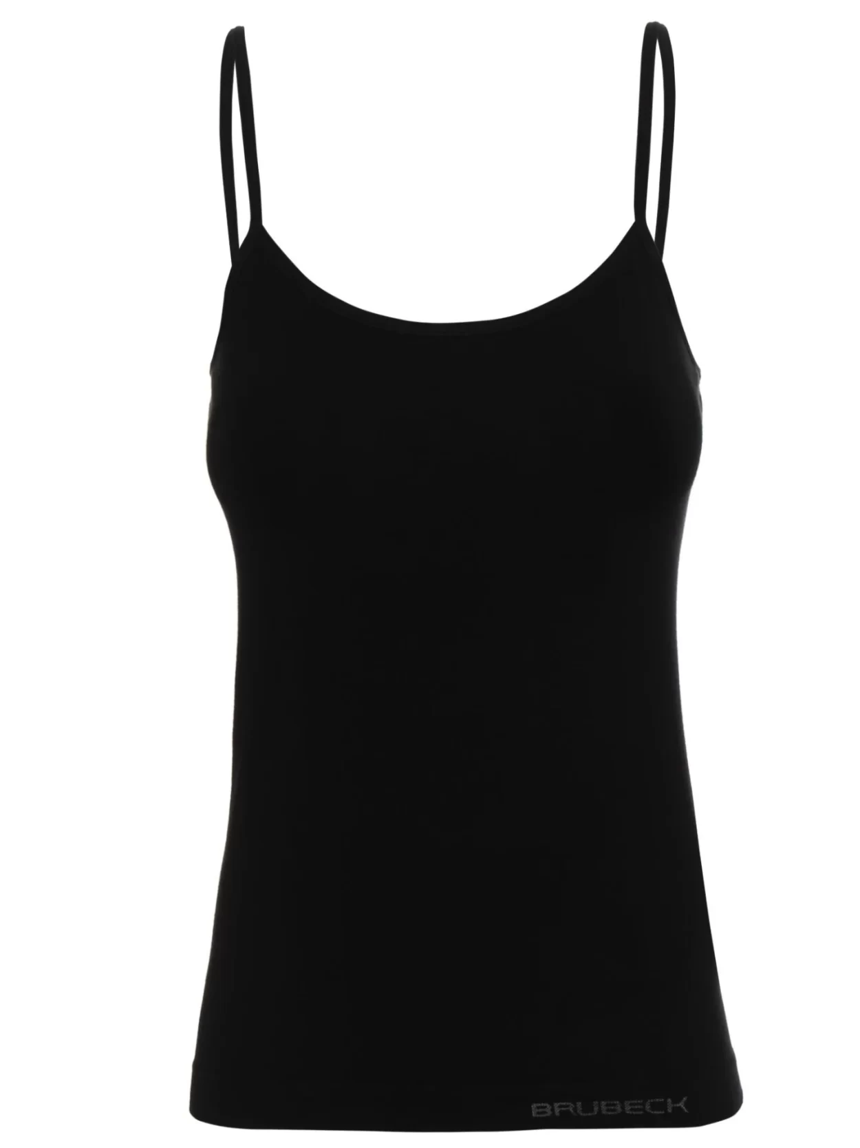 BRUBECK COMFORT COTTON Női pántos trikó – Fekete 18