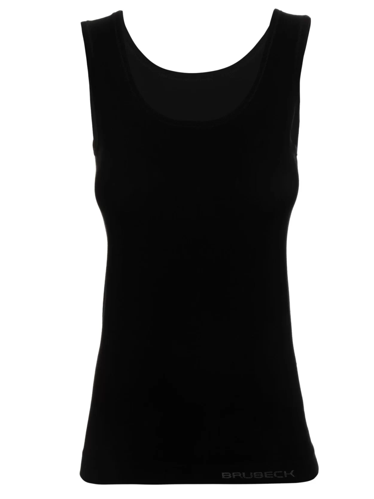 BRUBECK COMFORT COTTON Női ujjatlan trikó – Fekete 18
