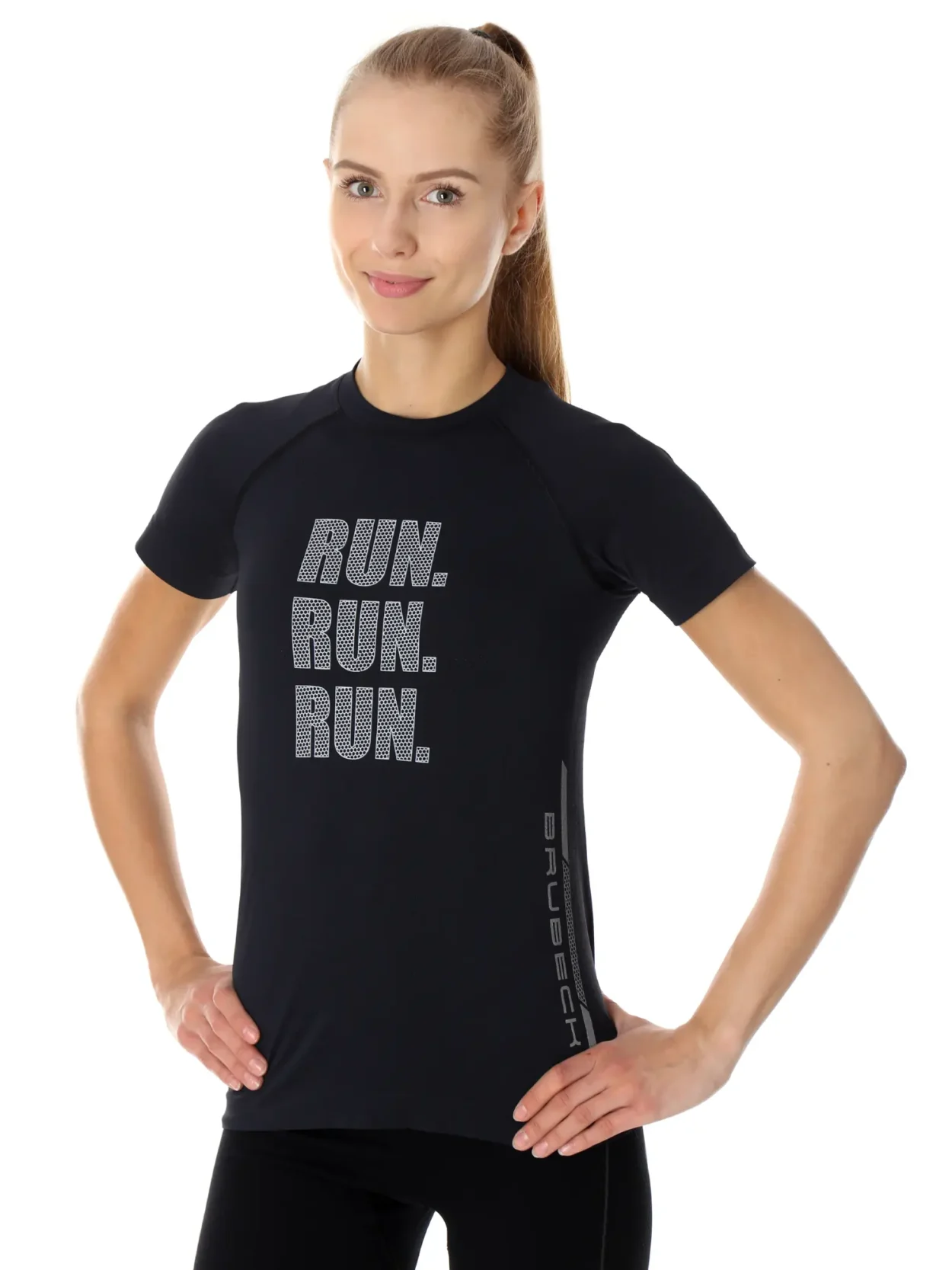 BRUBECK RUNNING AIR PRO Női sportmez – Fekete (L) 16