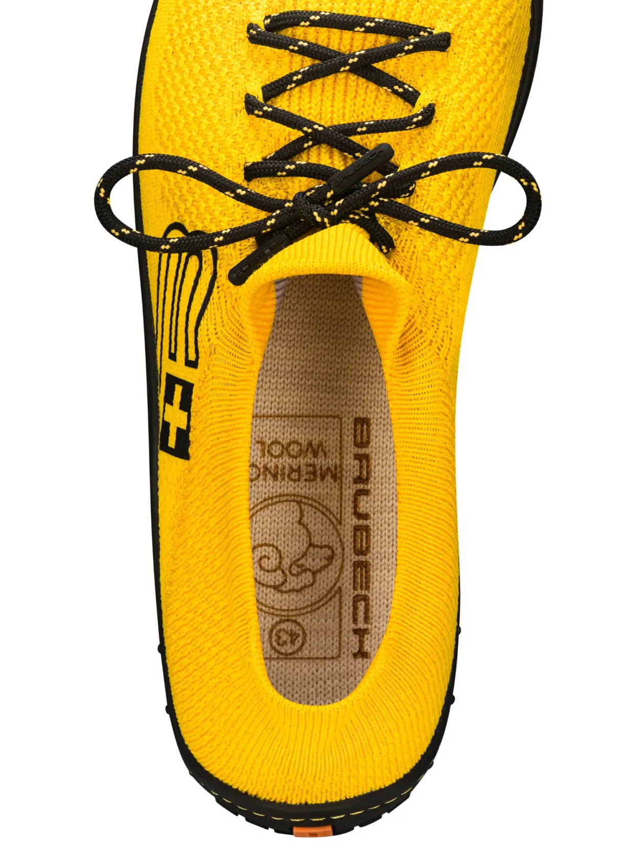 BAREFOOT 25' Férfi merinó gyapjú mezítlábas cipő - Sárga / Fekete - Image 8