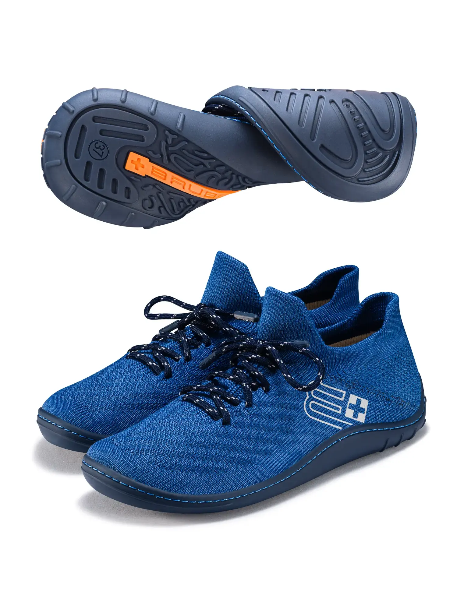 BAREFOOT 25' Női merinó gyapjú mezítlábas cipő - Kék / Sötétkék
