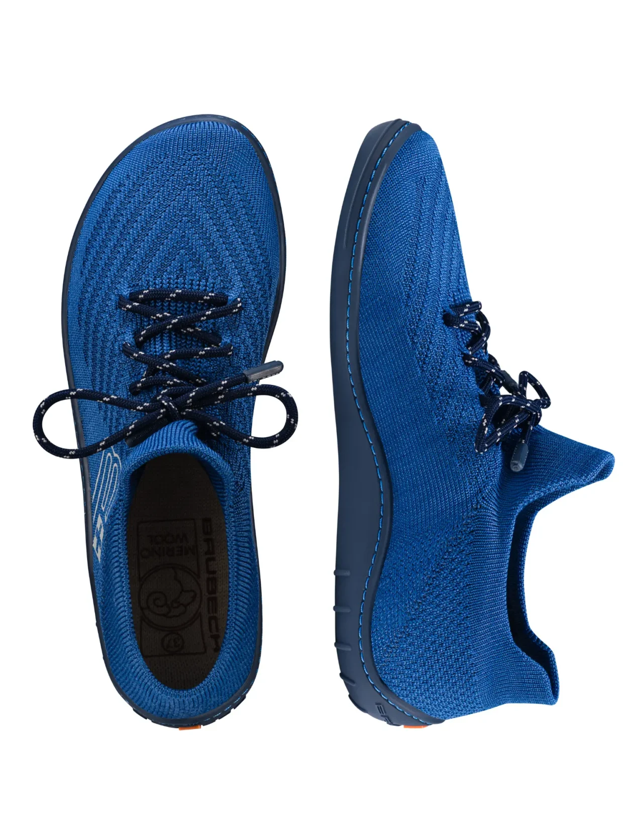 BAREFOOT 25' Női merinó gyapjú mezítlábas cipő - Kék / Sötétkék - Image 5