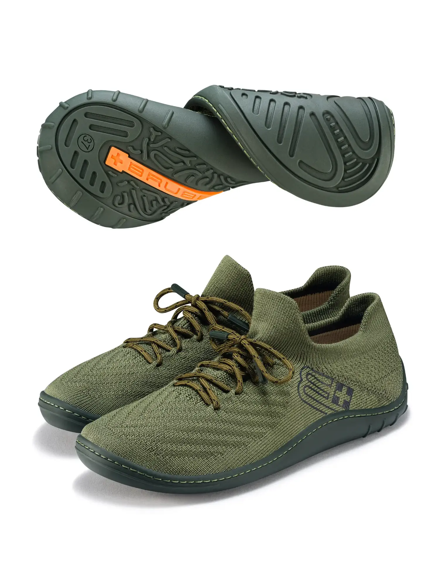 BAREFOOT 25' Női merinó gyapjú mezítlábas cipő - Khaki