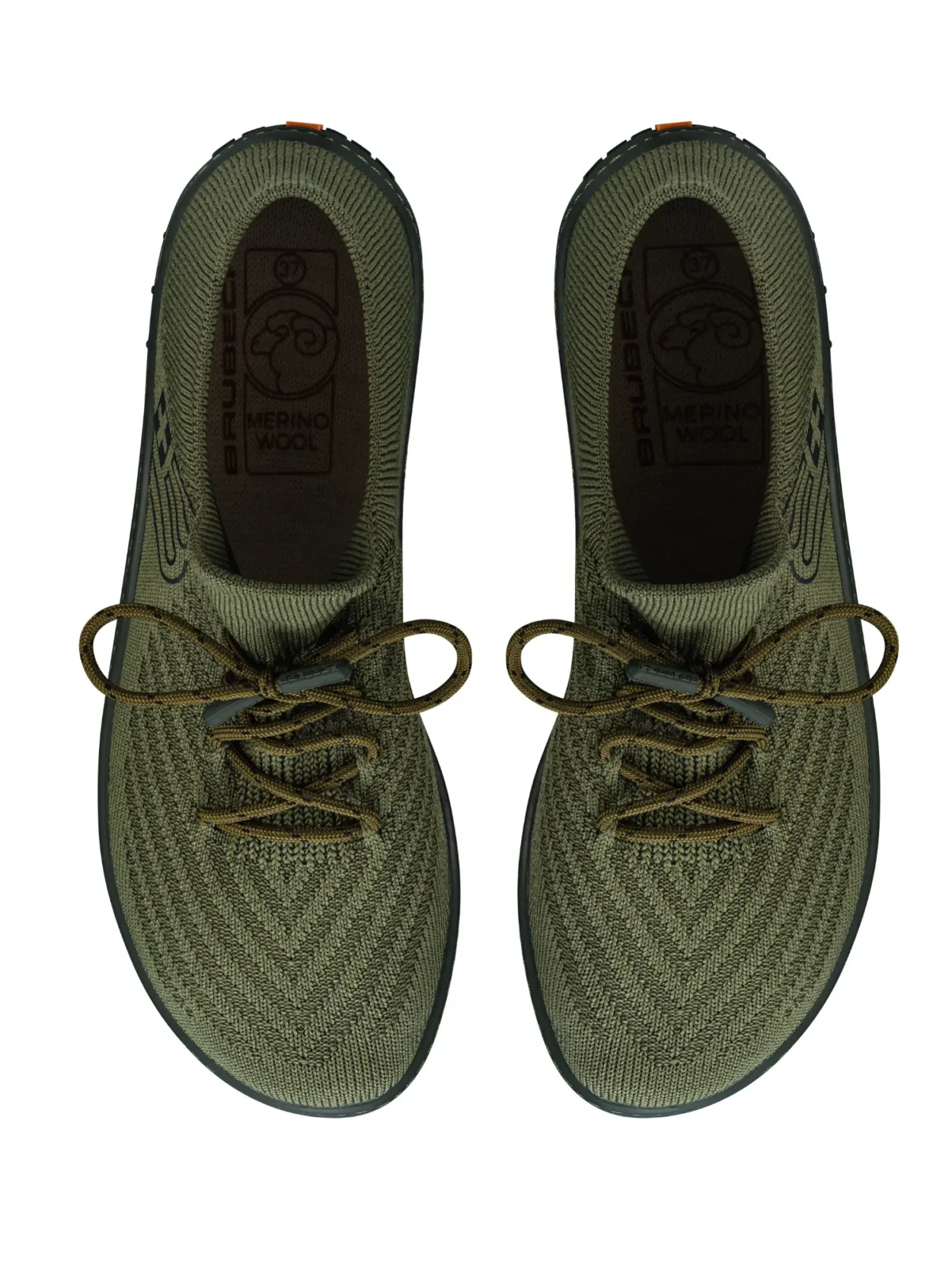 BAREFOOT 25' Női merinó gyapjú mezítlábas cipő - Khaki - Image 6
