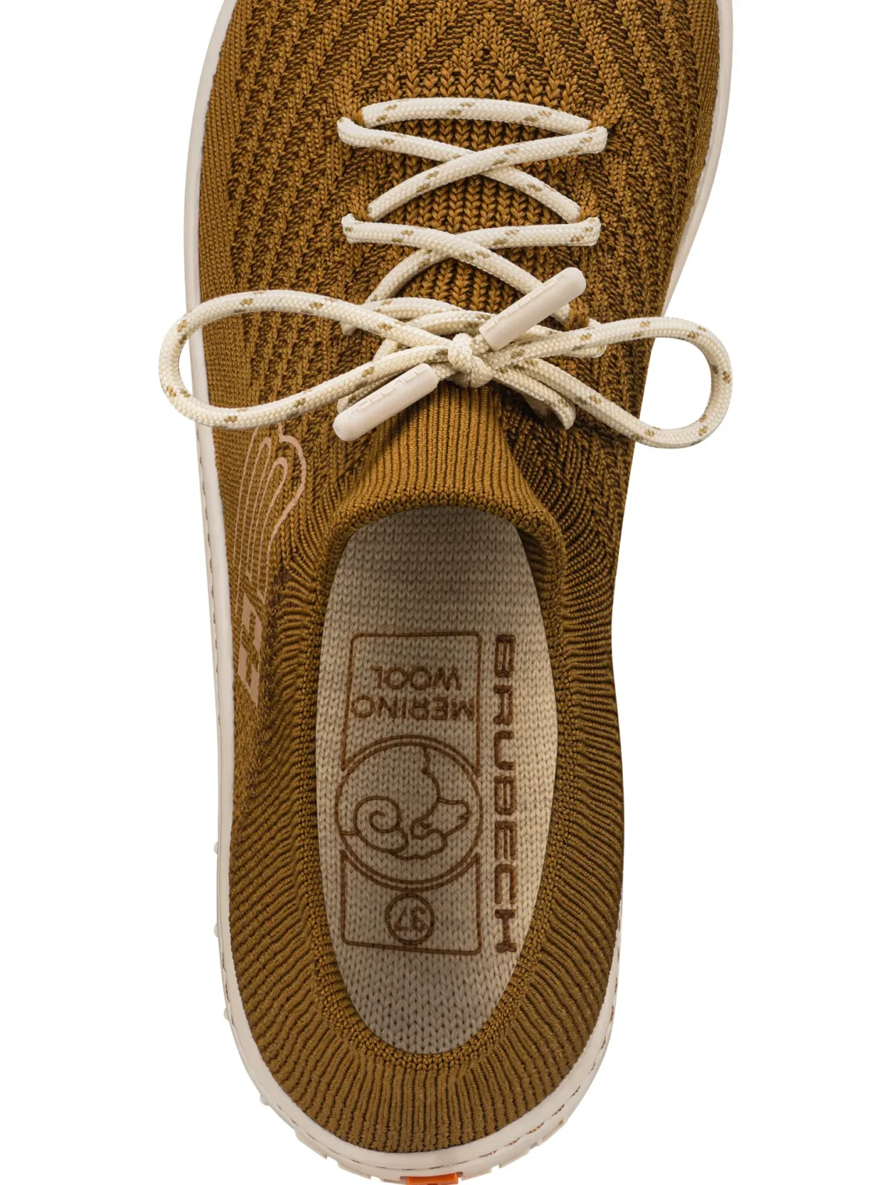 BAREFOOT 25' Női merinó gyapjú mezítlábas cipő - Barna / Krém - Image 8