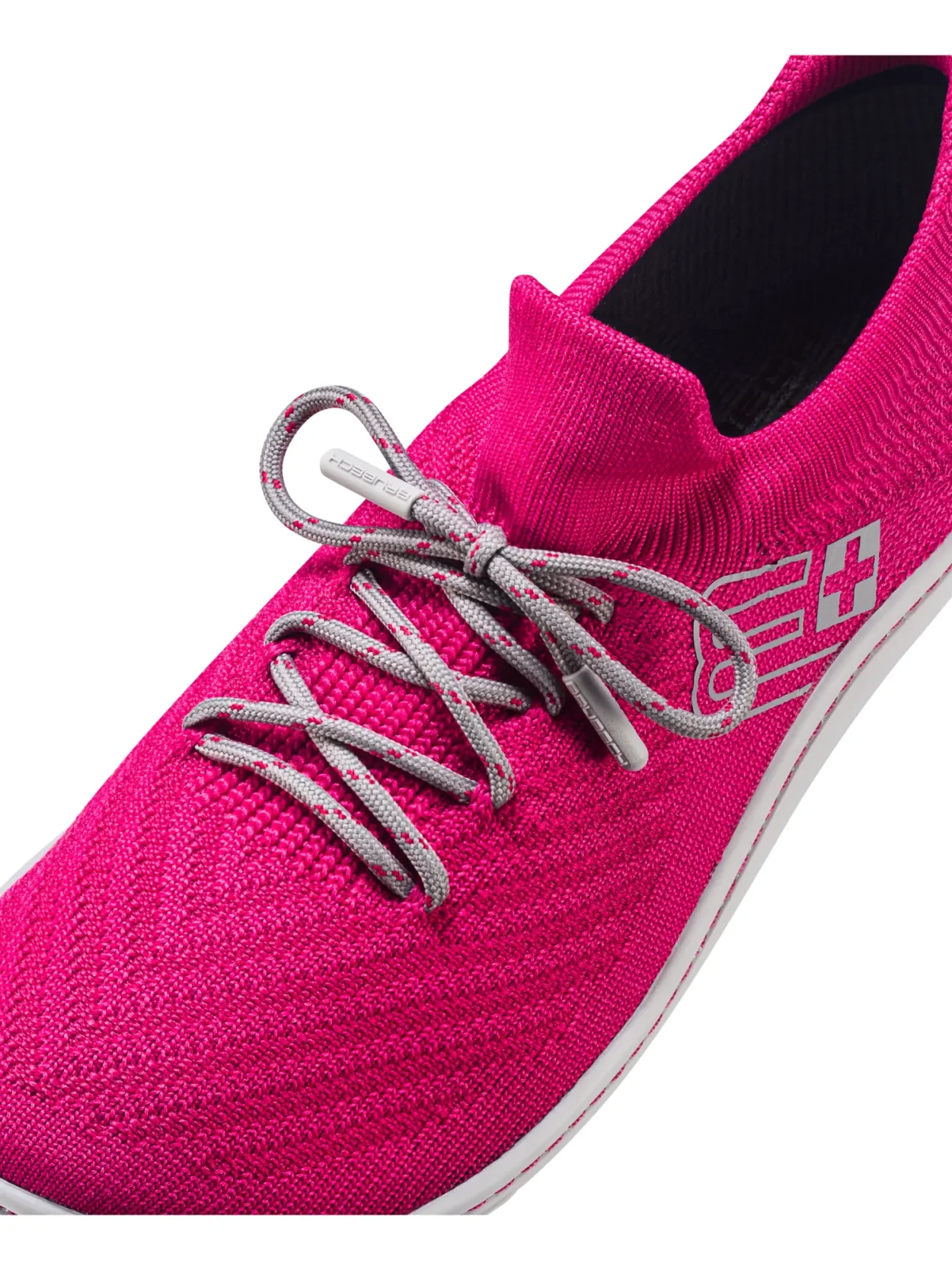 BAREFOOT 25' Női merinó gyapjú mezítlábas cipő - Pink / Világosszürke - Image 3