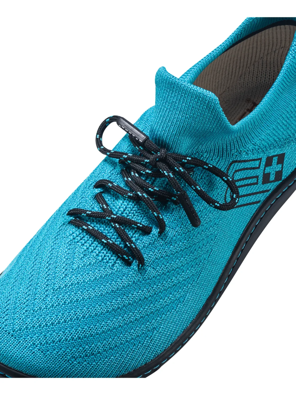 BAREFOOT 25' Női merinó gyapjú mezítlábas cipő - Türkiz / Fekete - Image 3