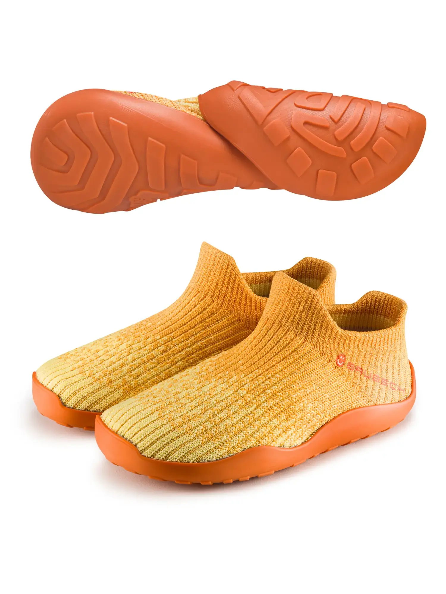 BAREFOOT Gyermek merinó gyapjú mezítlábas cipő - Narancs