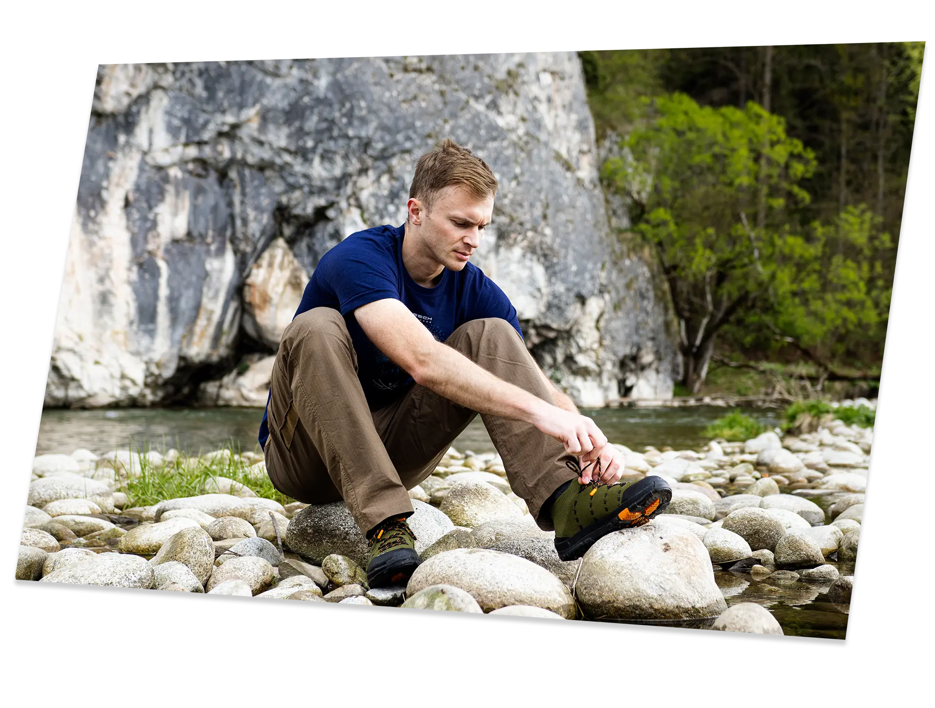 BRUBECK TREK MERINO Női vízálló merinó gyapjú túracipő – Fekete / Szürke 55