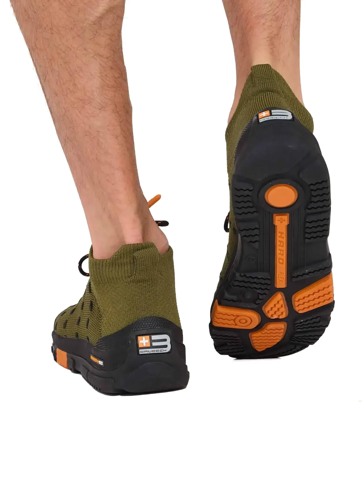 TREK MERINO Férfi vízálló merinó gyapjú túracipő - Khaki - Image 5