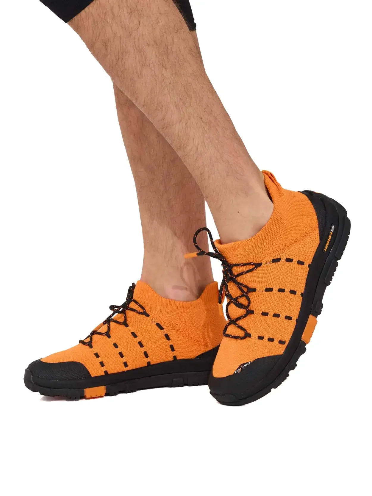 TREK MERINO Férfi vízálló merinó gyapjú túracipő - Narancs / Fekete - Image 4