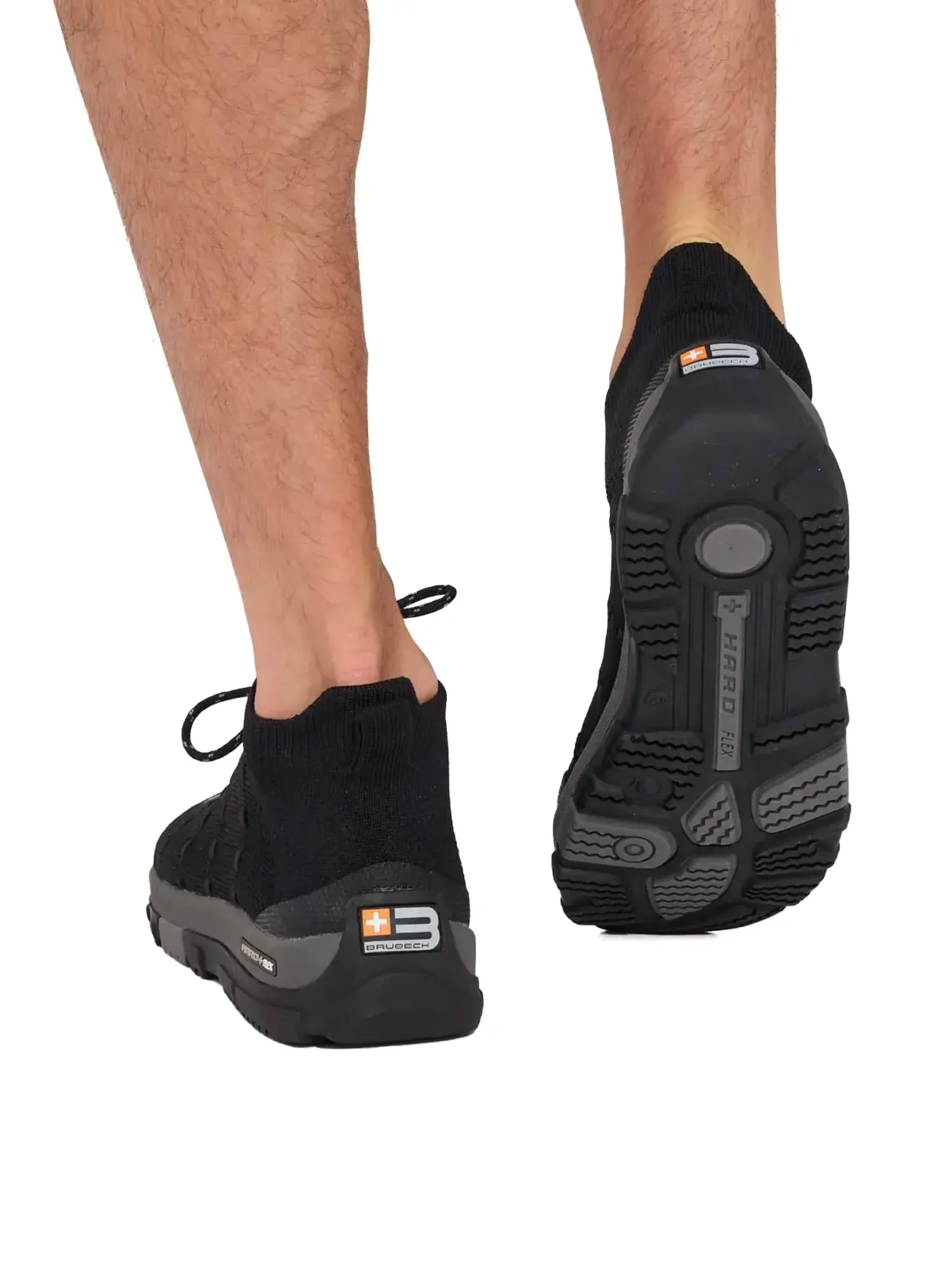 TREK MERINO Férfi vízálló merinó gyapjú túracipő - Fekete / Szürke - Image 5
