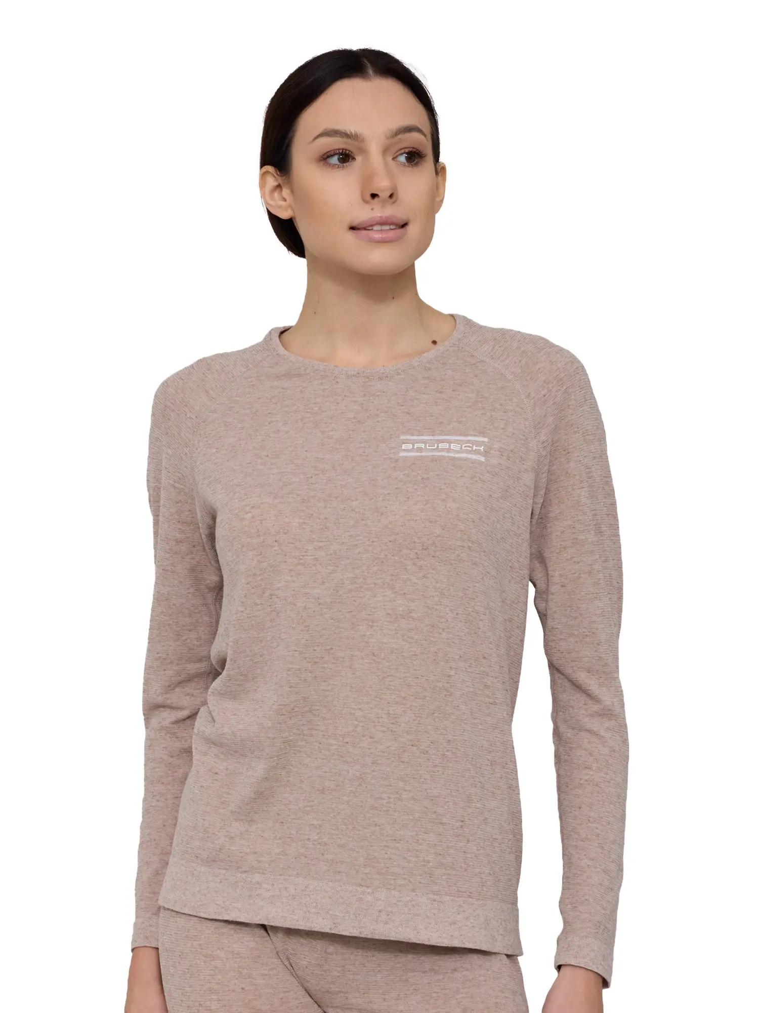 COMFORT NIGHT Női hosszú ujjú pizsama felső - Bézs