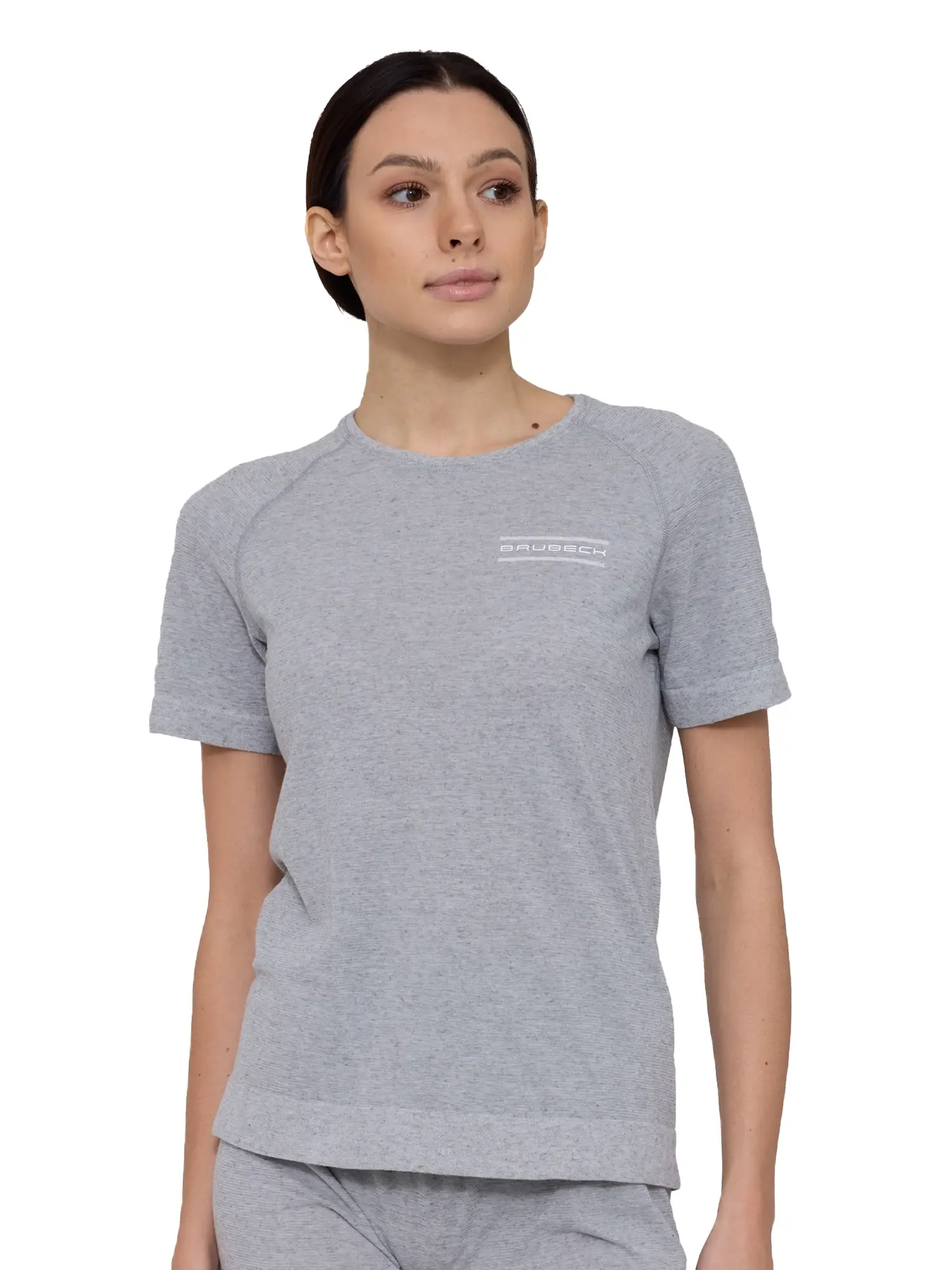 COMFORT NIGHT Női rövid ujjú pizsama felső - Világosszürke