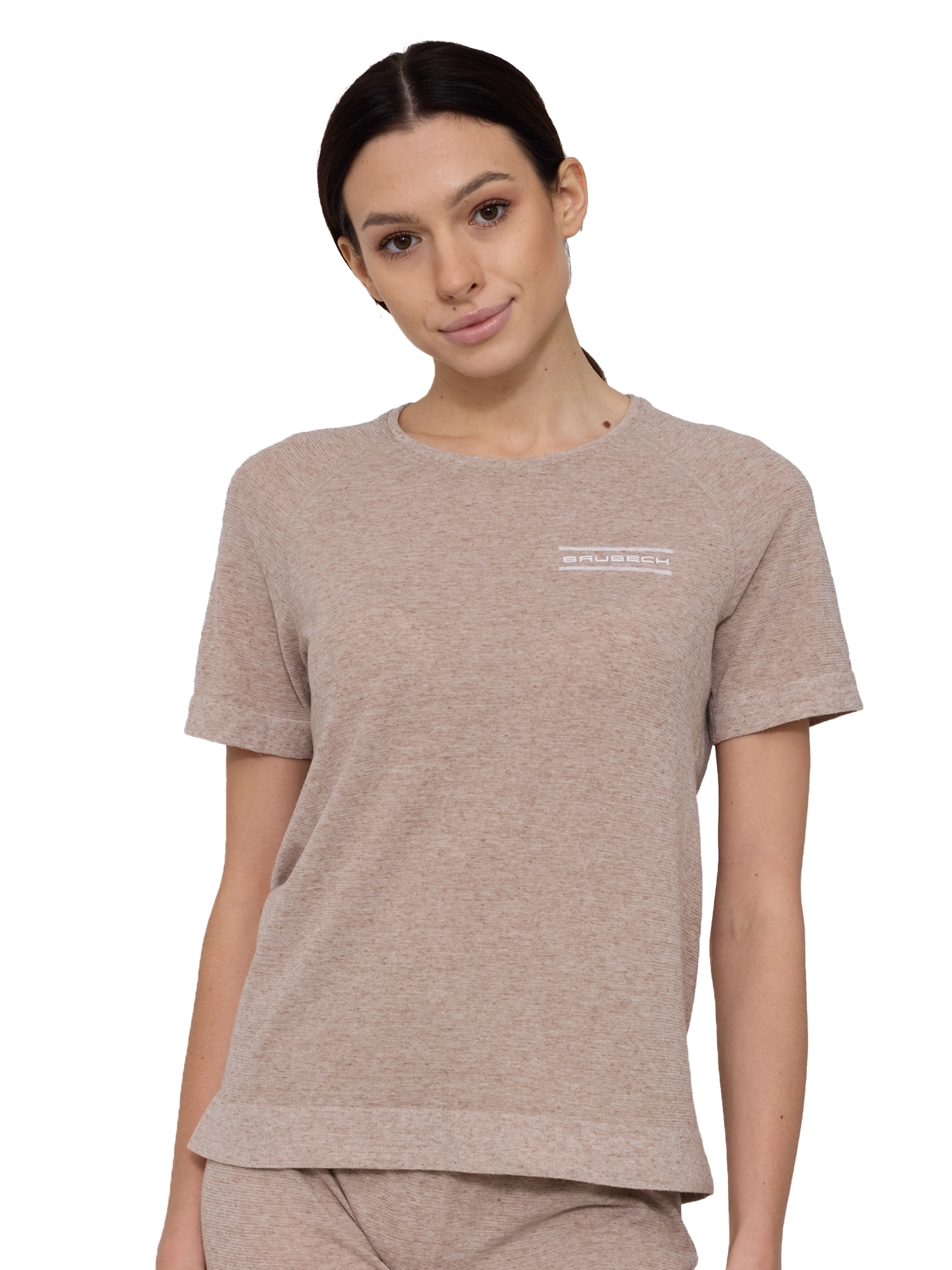 COMFORT NIGHT Női rövid ujjú pizsama felső - Bézs