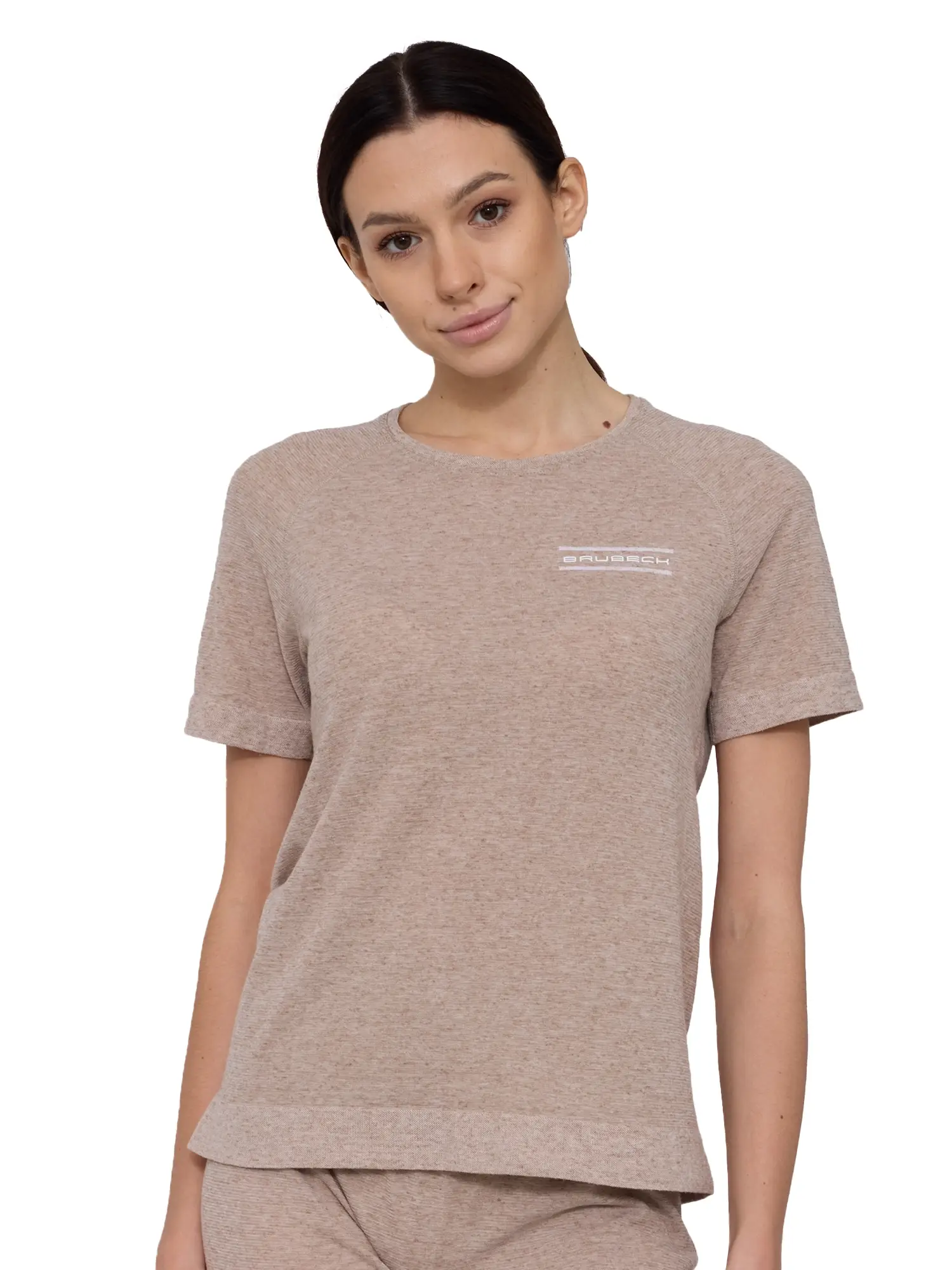 COMFORT NIGHT Női rövid ujjú pizsama felső - Bézs