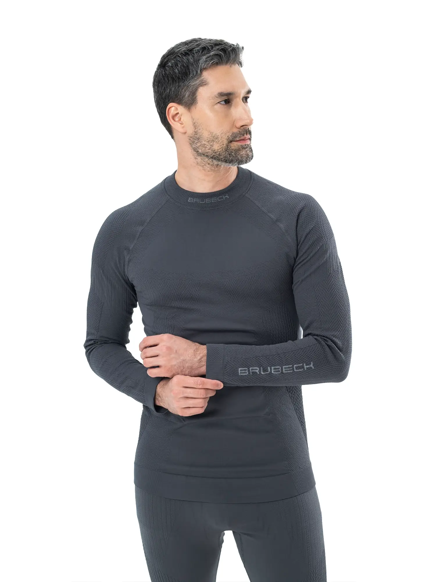 brubeck extreme thermo ferfi aloltozet felso szurke extrem hideg telisport