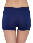 Seamless sötétkék női sportboxer, ideális futáshoz, túrázáshoz és nyári sportoláshoz