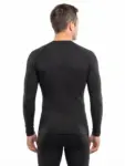 Grafit színű férfi THERMO WOOL aláöltözet felső, testhezálló szabással és rugalmas anyaggal